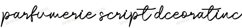 parfumerie script dceoratinc字体转换